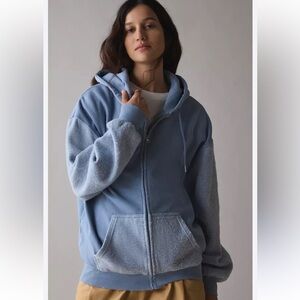 BDG UO Twisted Dusty Color Block Oversized NWOT Sold Out Hoody XS